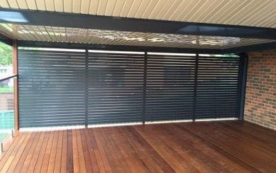 Merbau Deck with Pergola and Screen