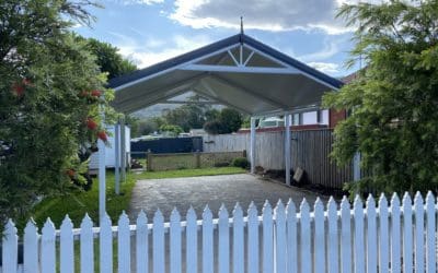 Gable Colorbond insulated roof carport